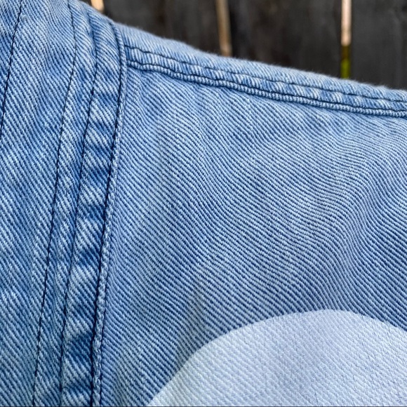 Freecity woman’s top Denim shirt size Small S - Picture 6 of 16